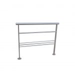 Mobilier urbain vilcoq barrière en inox