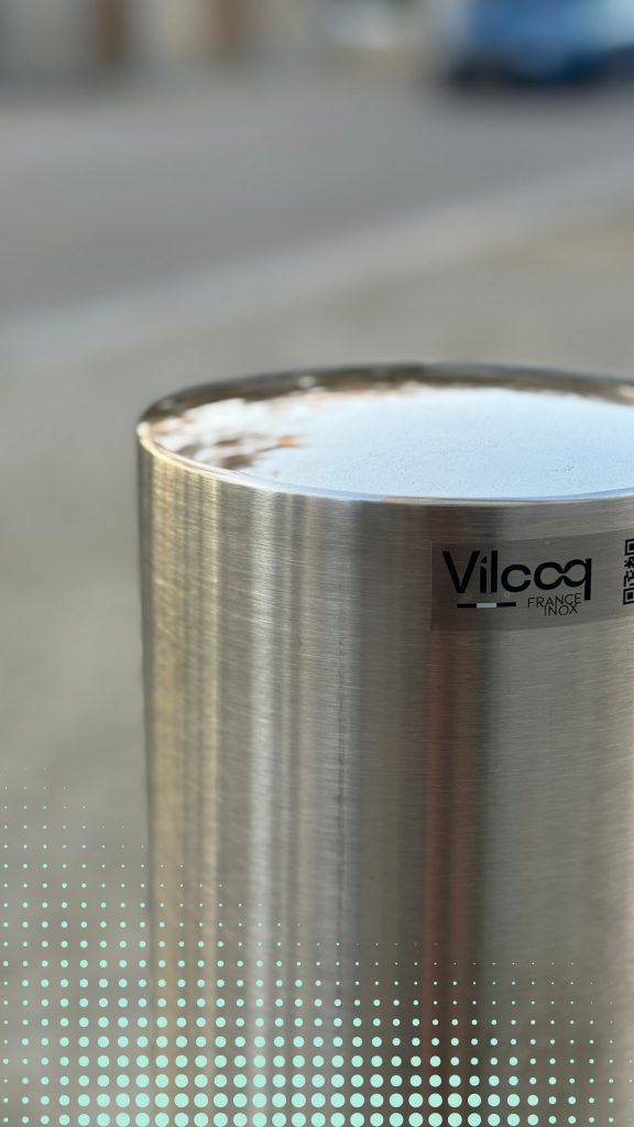borne en inox vilcoq